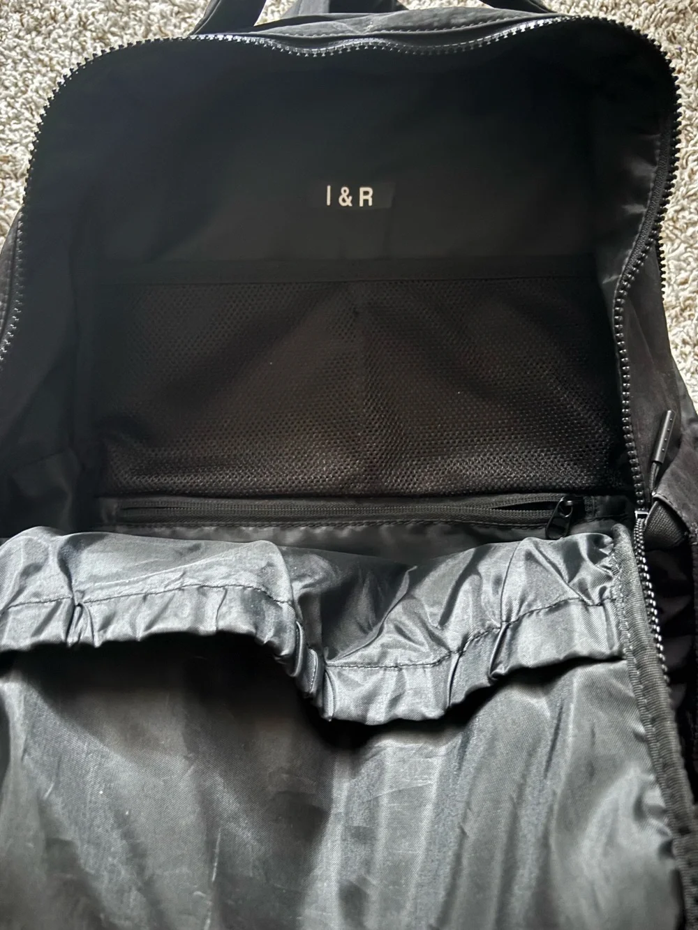 BLACK LEOPARD BACKPACK